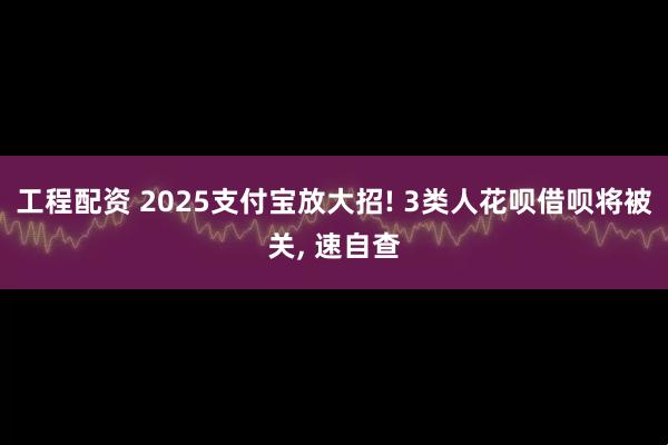 工程配资 2025支付宝放大招! 3类人花呗借呗将被关, 速自查