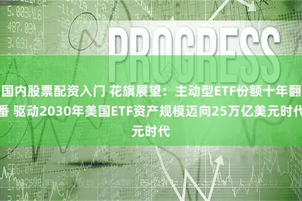 国内股票配资入门 花旗展望:主动型ETF份额十年翻番 驱动2030年美国ETF资产规模迈向25万亿美元时代